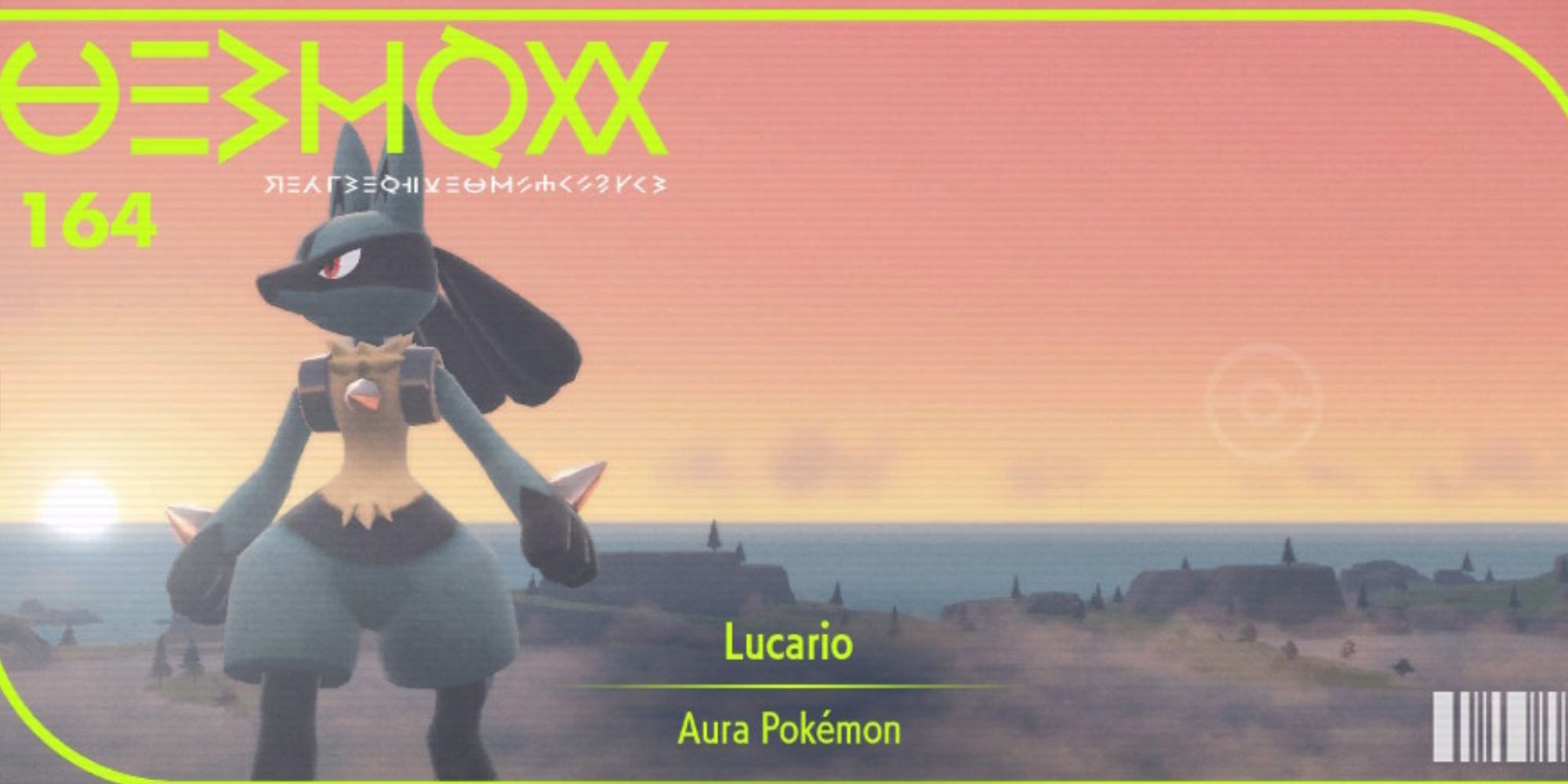 The Lucario Paldea Pokedex entry in Pokemon Scarlet and Violet