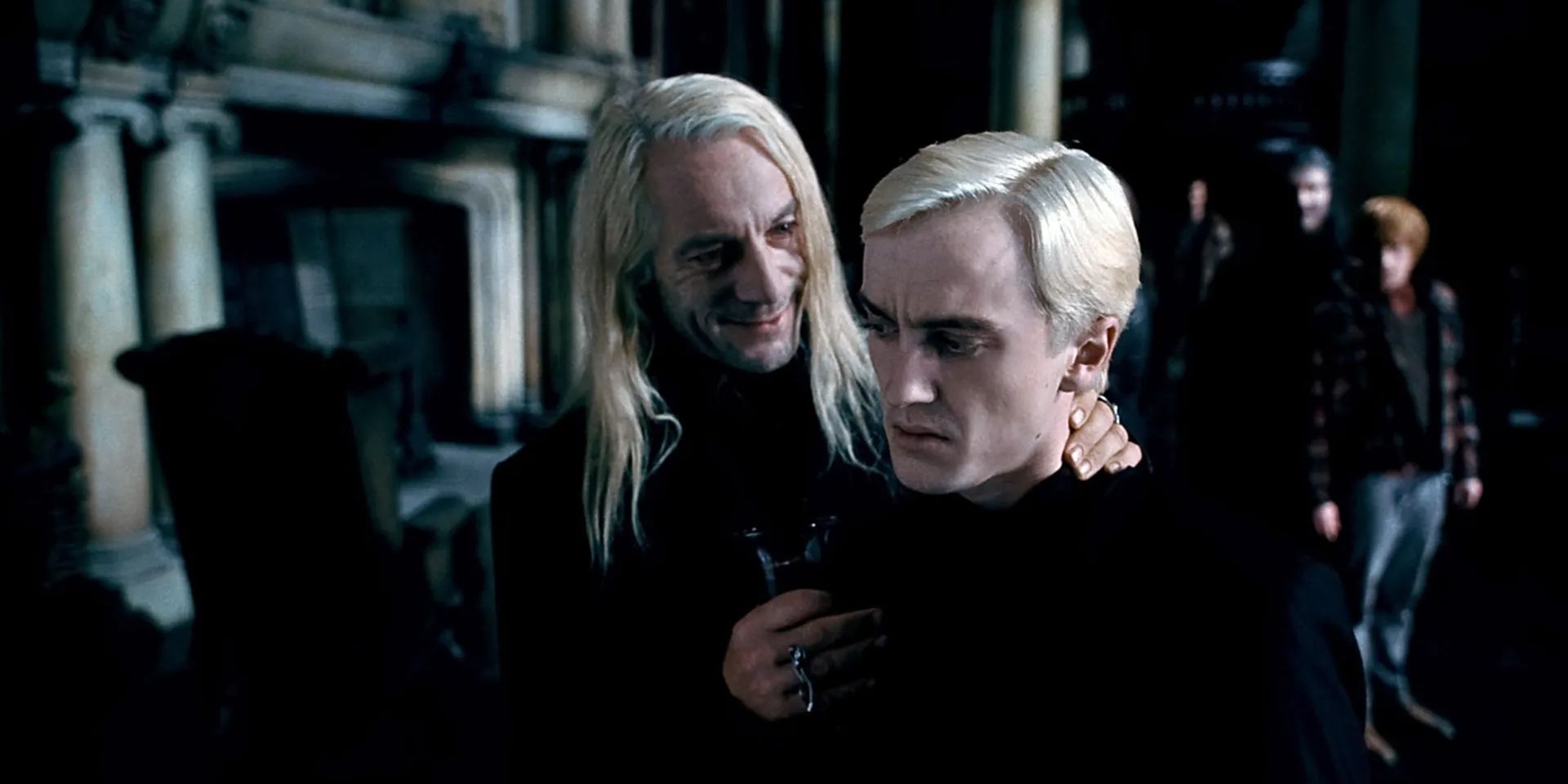 Lucius y Draco Malfoy