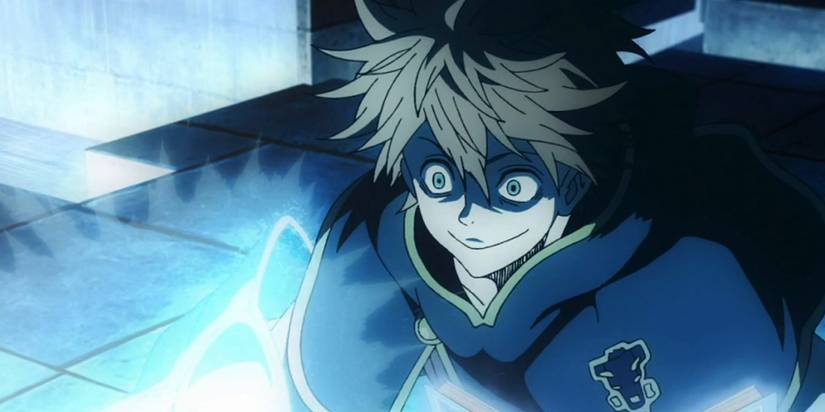 Luck using his magic in Black Clover