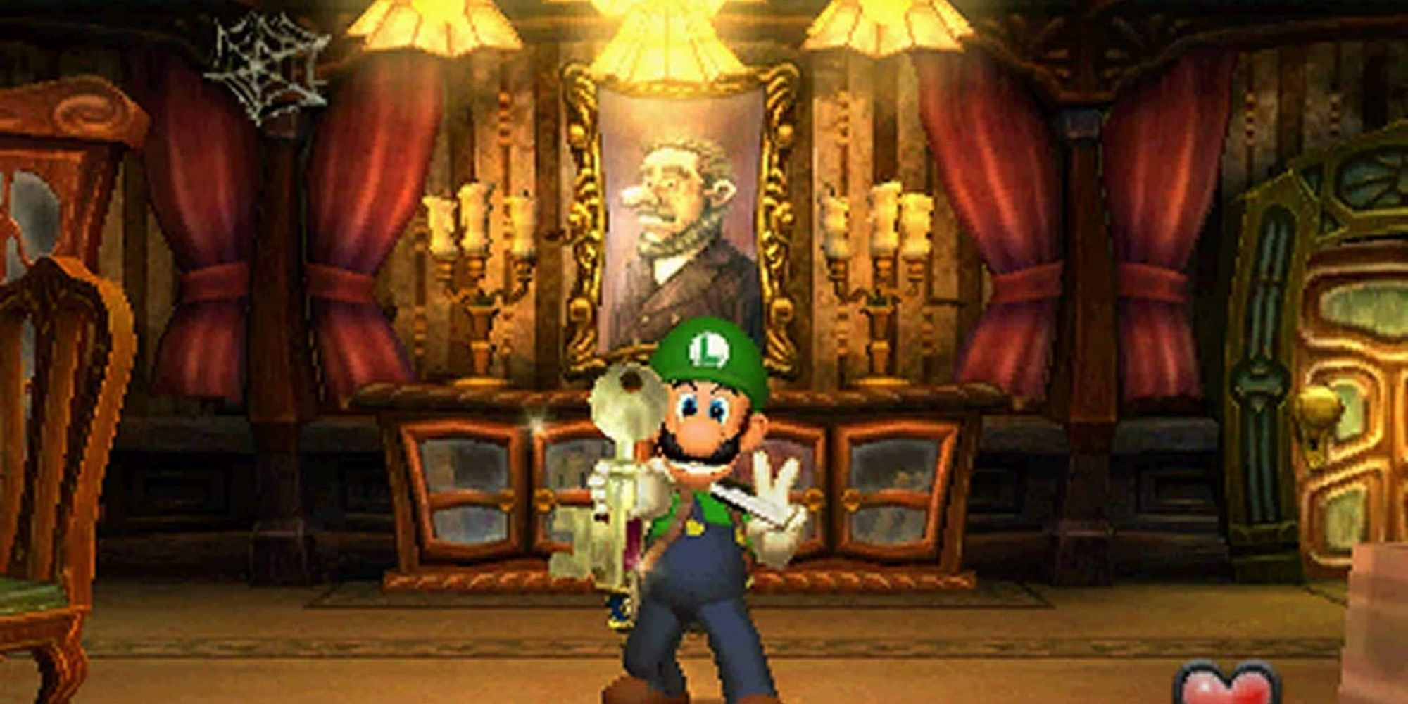 Luigi in Luigi’s Mansion