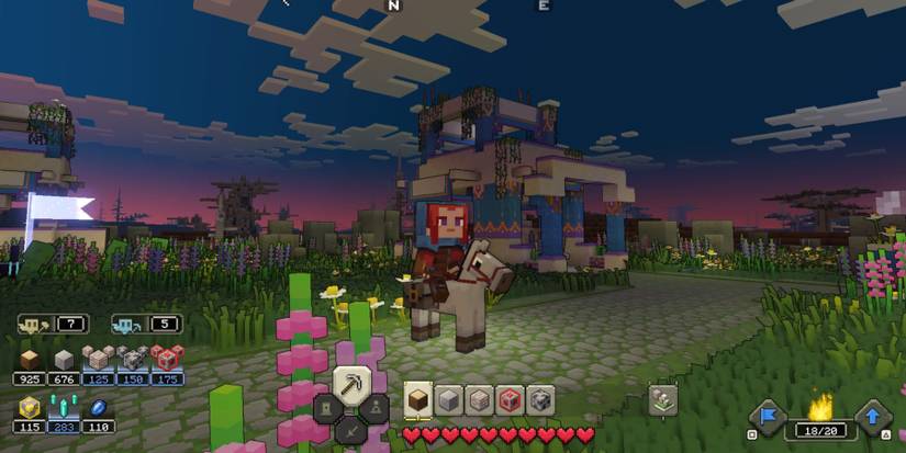 The Horse Mount in Minecraft Legends