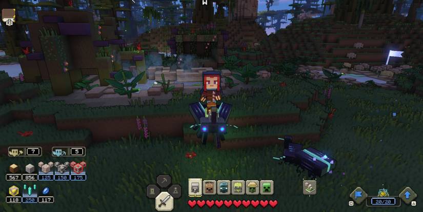The Brilliant Beetle Mount in Minecraft Legends