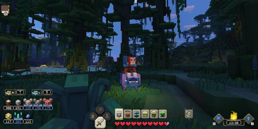 The Regal Tiger Mount in Minecraft Legends