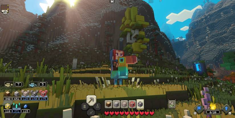 The Big Beak Bird Mount in Minecraft Legends