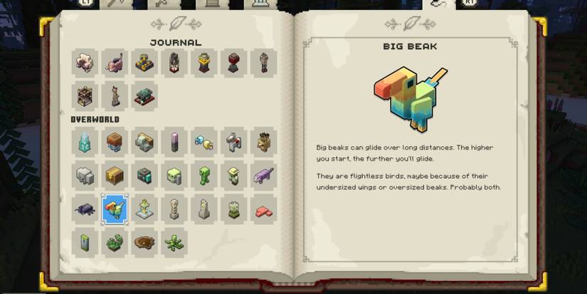 The Big Beak Bird in Minecraft Legends