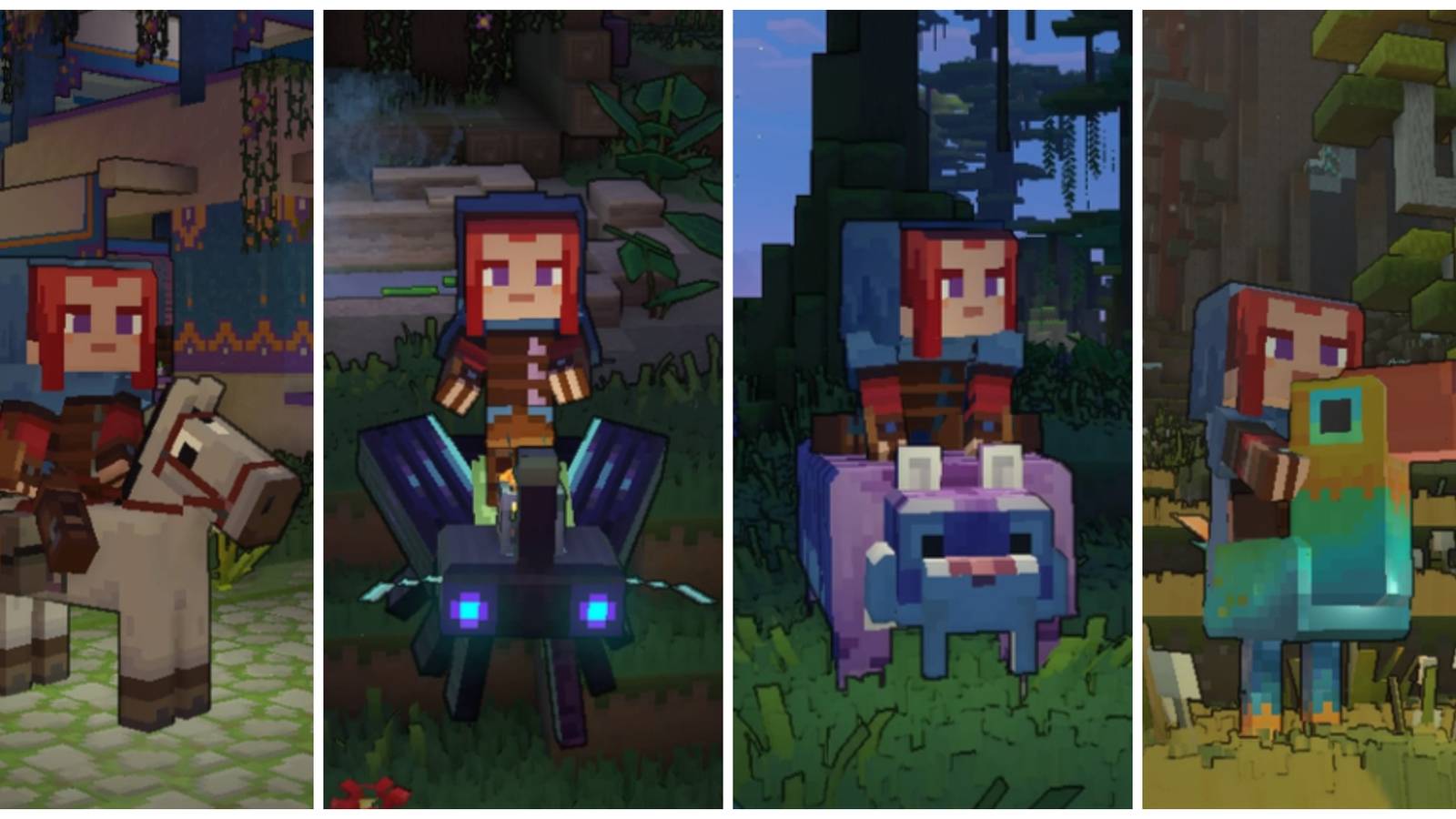 Finding all Mounts in Minecraft Legends