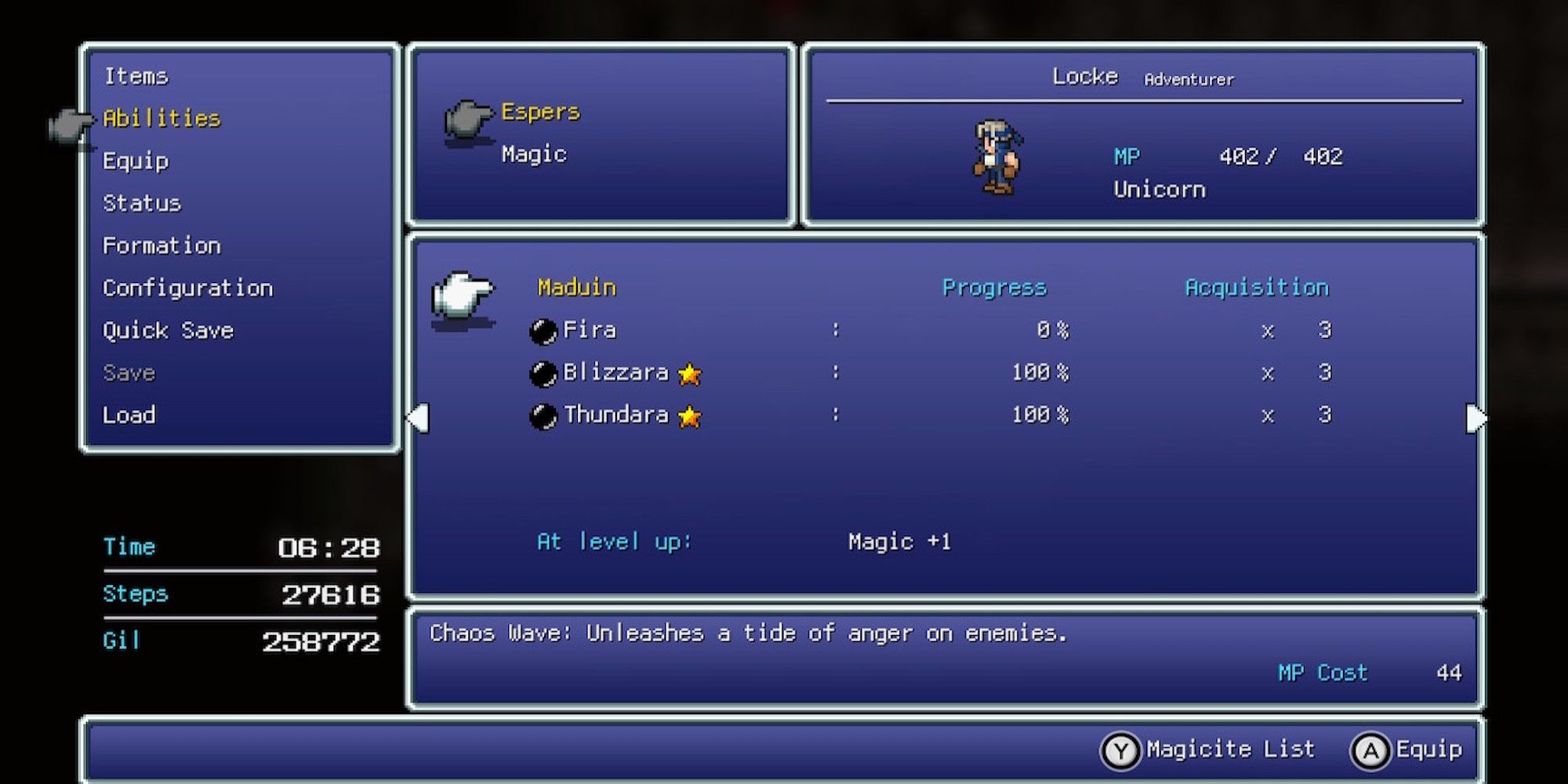 Maduin Esper in Final Fantasy 6