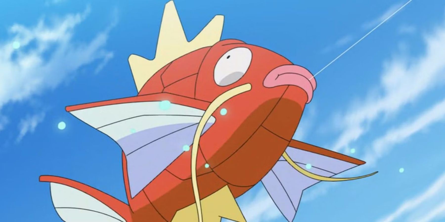 Picture of a Magikarp from the Pokemon anime