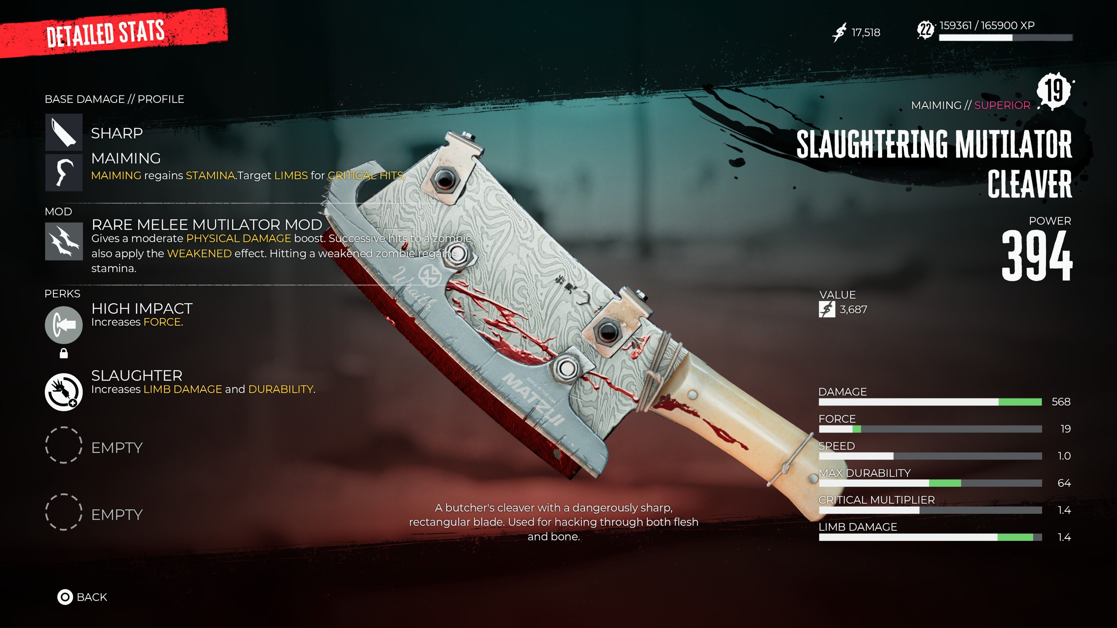 Dead Island 2 Maiming Weapons