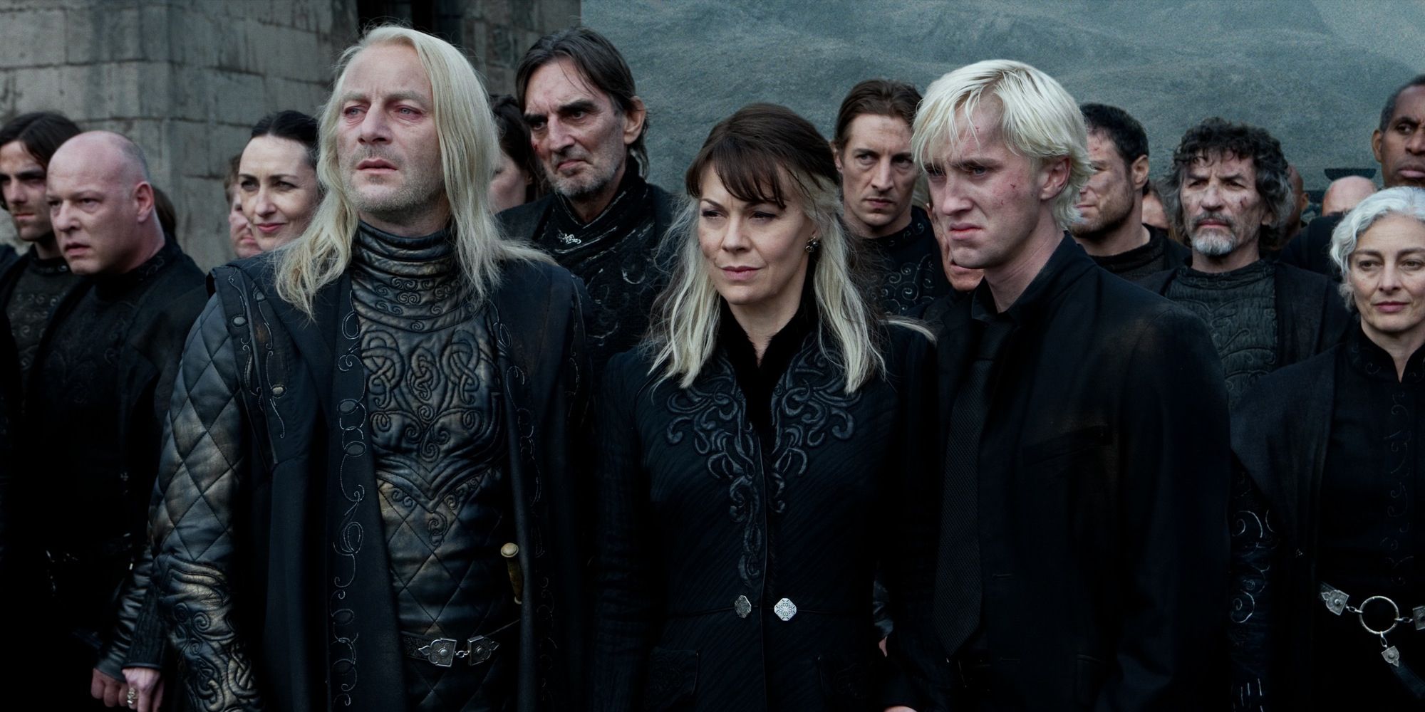 Malfoy family at the battle of Hogwarts