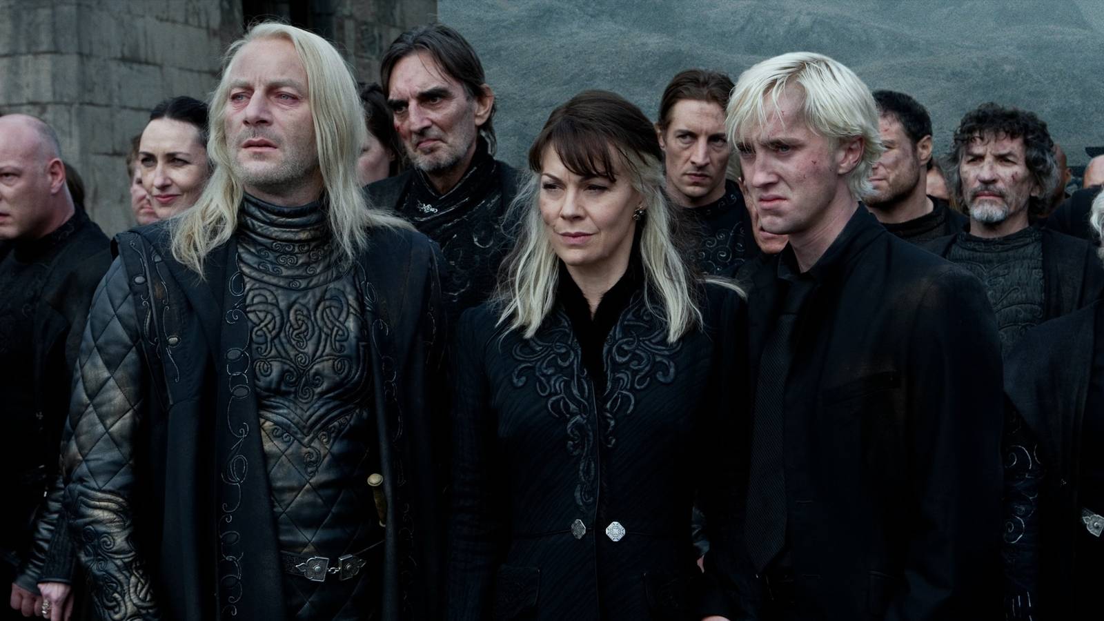 Malfoy family at the battle of Hogwarts