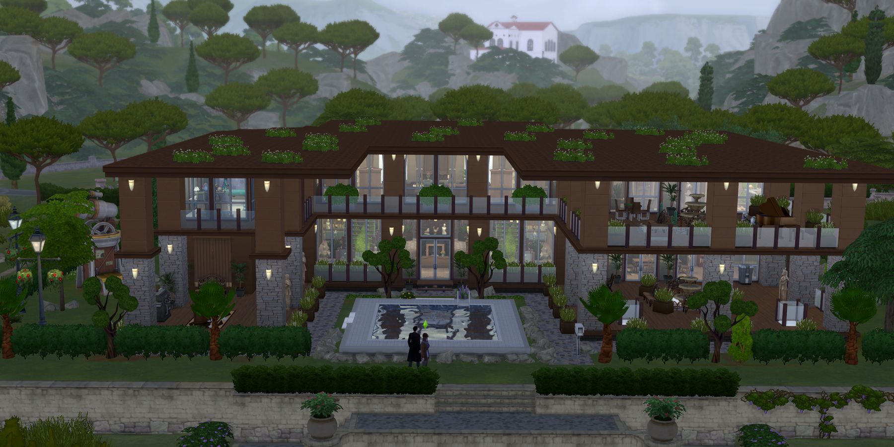 mansion argenta build in the sims 4