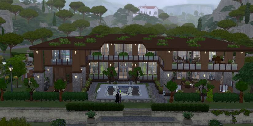 mansion argenta build in the sims 4