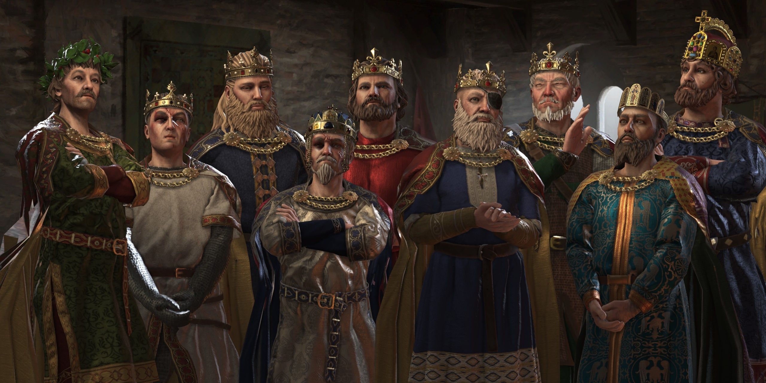 Many rulers in Crusader Kings 3
