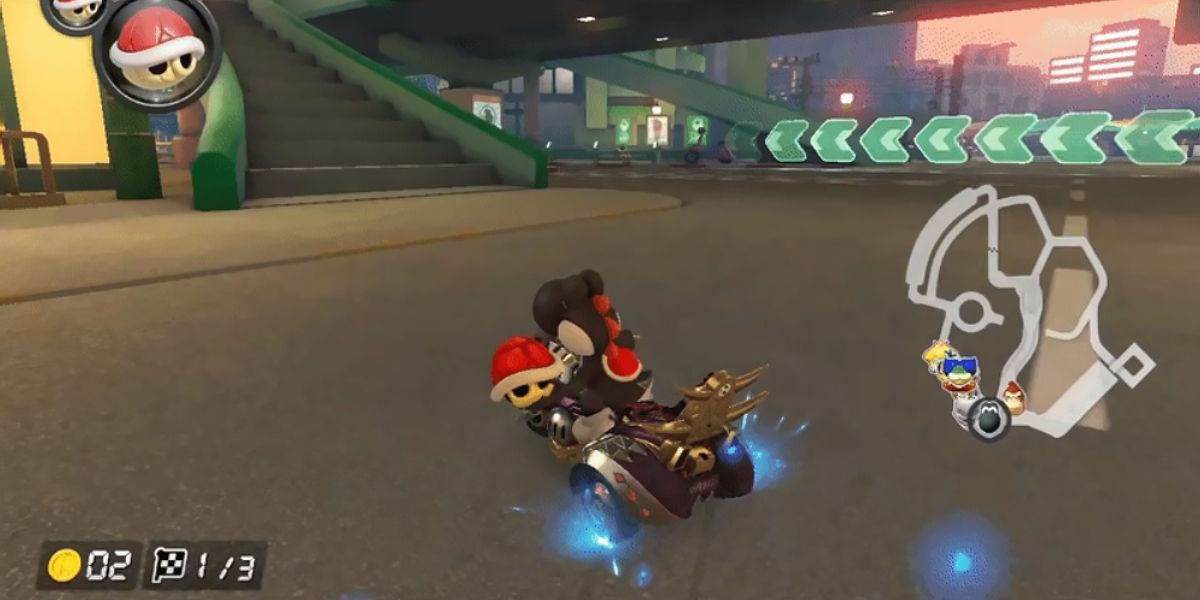 Raccourci Mario Kart 8 Bangkok Rush