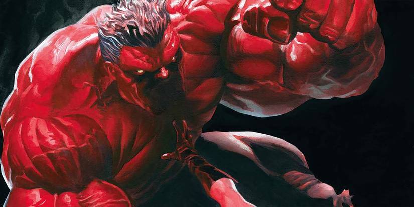 Captain America vs Red Hulk