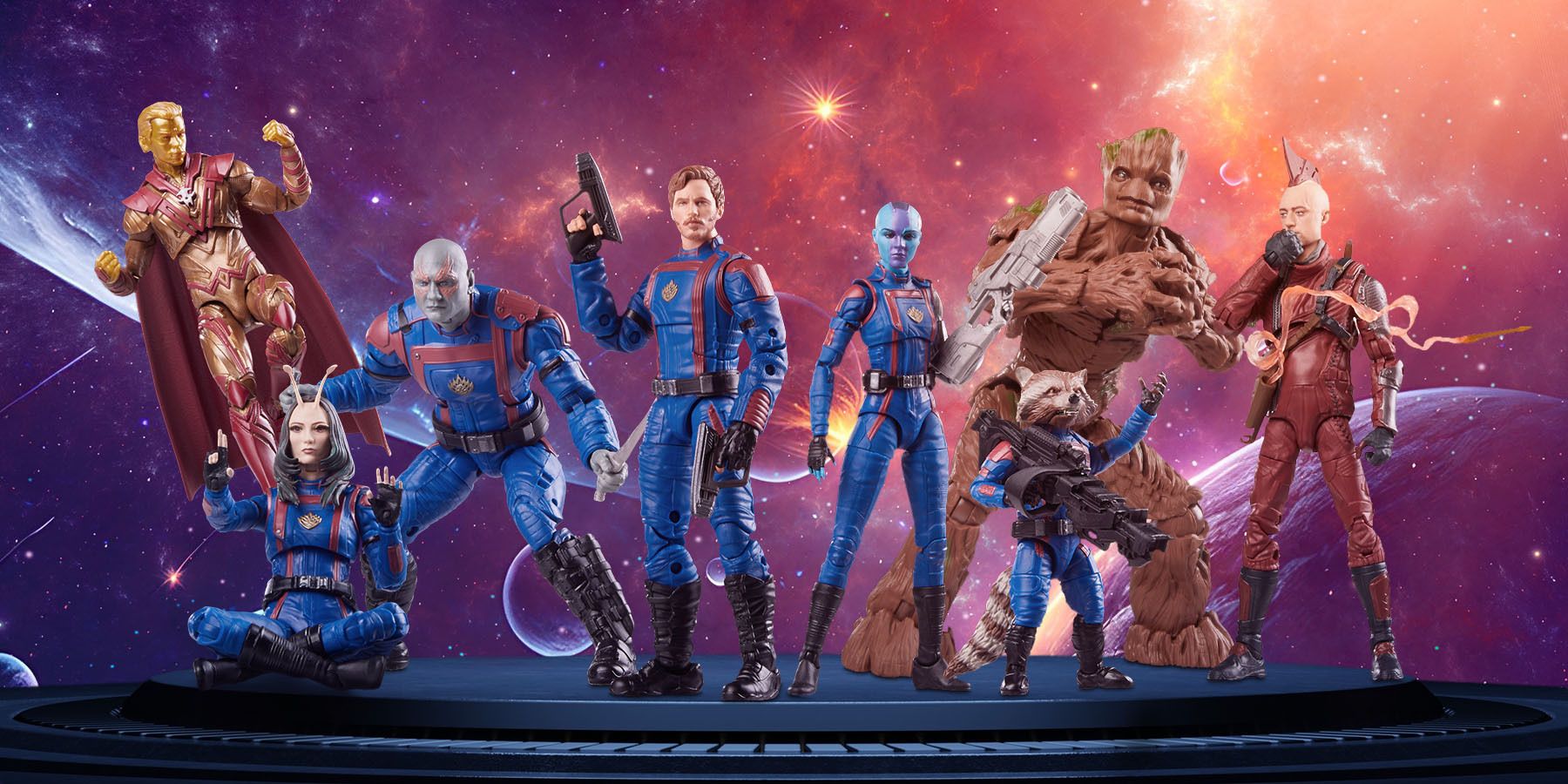 Marvel Legends STAR-LORD Guardians of the Galaxy Vol 3 Cosmo BAF