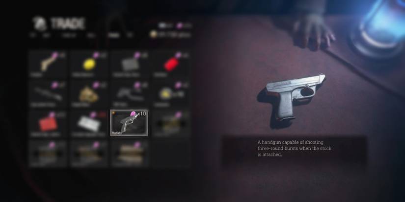 image showing matilda's price in the resident evil 4 remake.