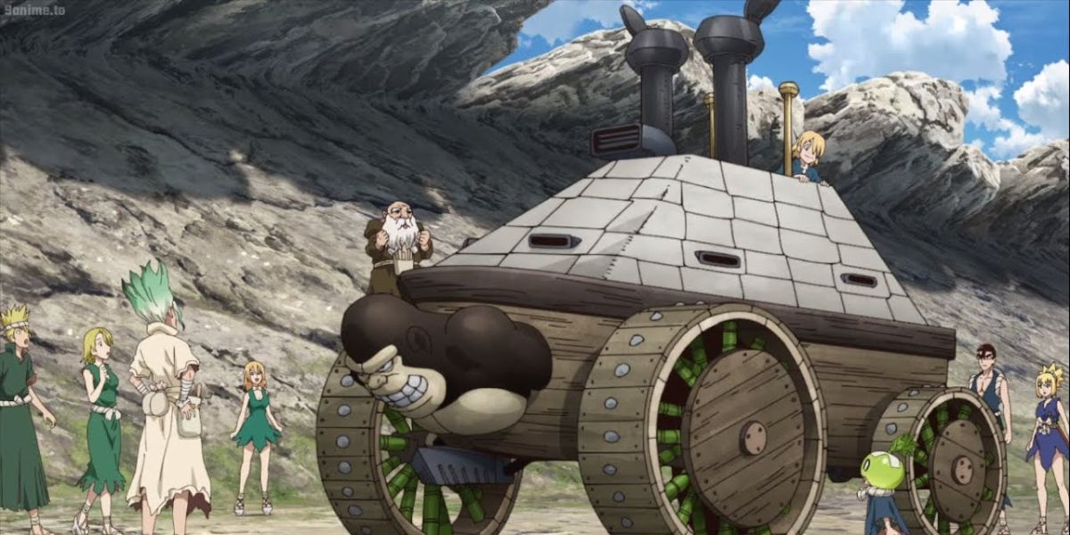 Senku made a tank