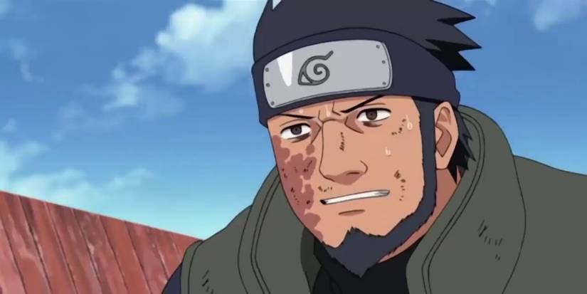Asuma With Burn Marks