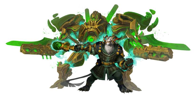 Mechanist with Jade Mech