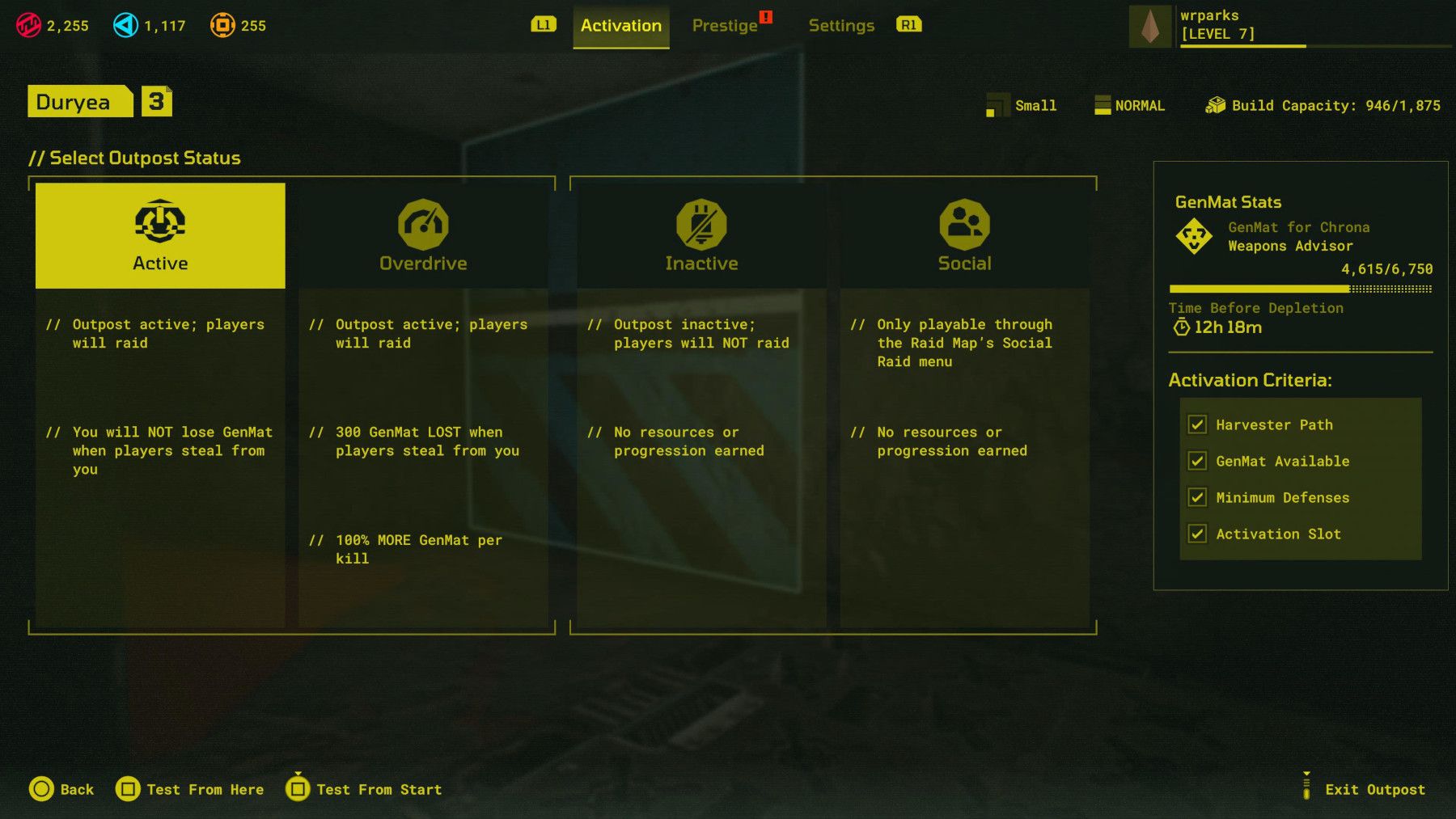 meet your maker how to activate outpost