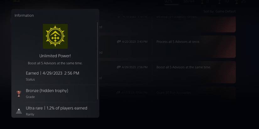 meet your maker unlimited power trophy