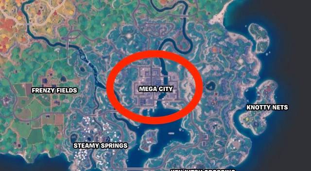 mega city fortnite map chapter 4 season 2
