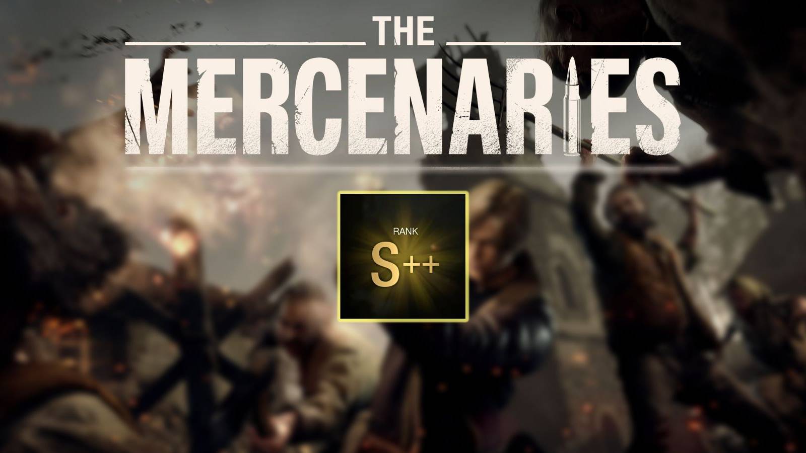 the mercenaries cover art in the resident evil 4 remake. 