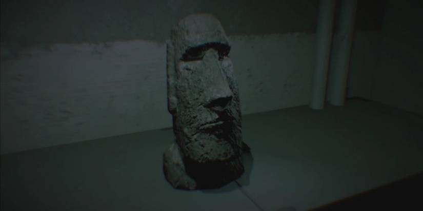 Metal Gear Easter Eggs- GZ Moai Head