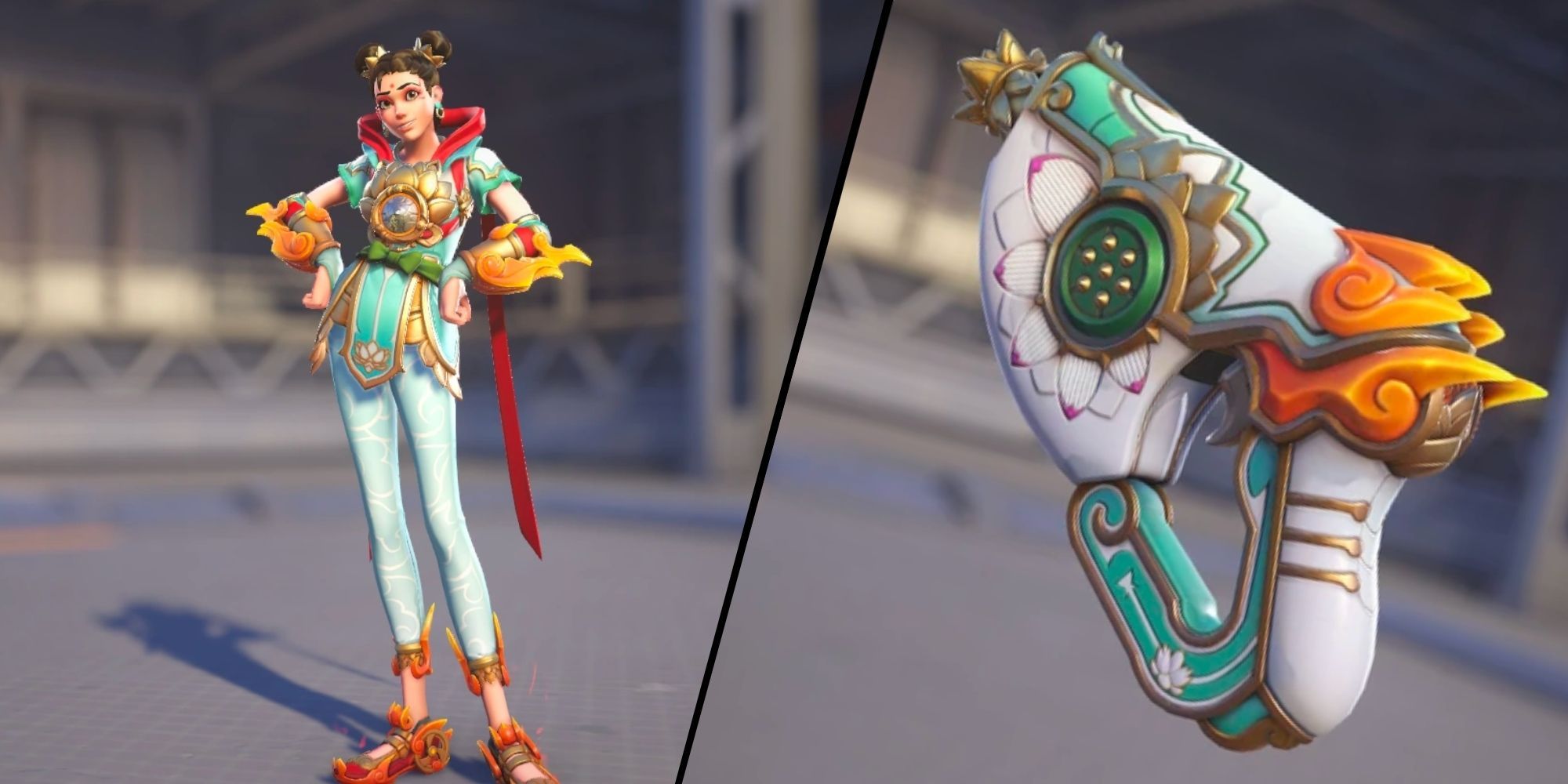 Tracer Nezha Skin and Gun