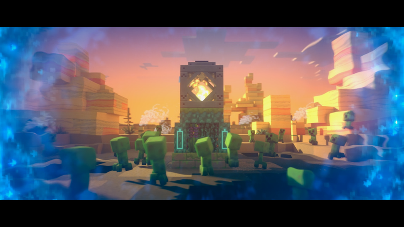 Minecraft Legends_Creeper Homestead liberated