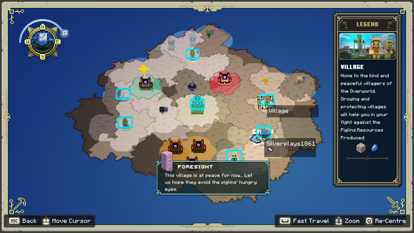Minecraft Legends_World Map_Village Legend