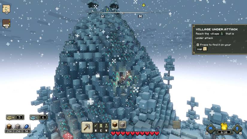 Minecraft Legends Jagged Peaks Diamonds
