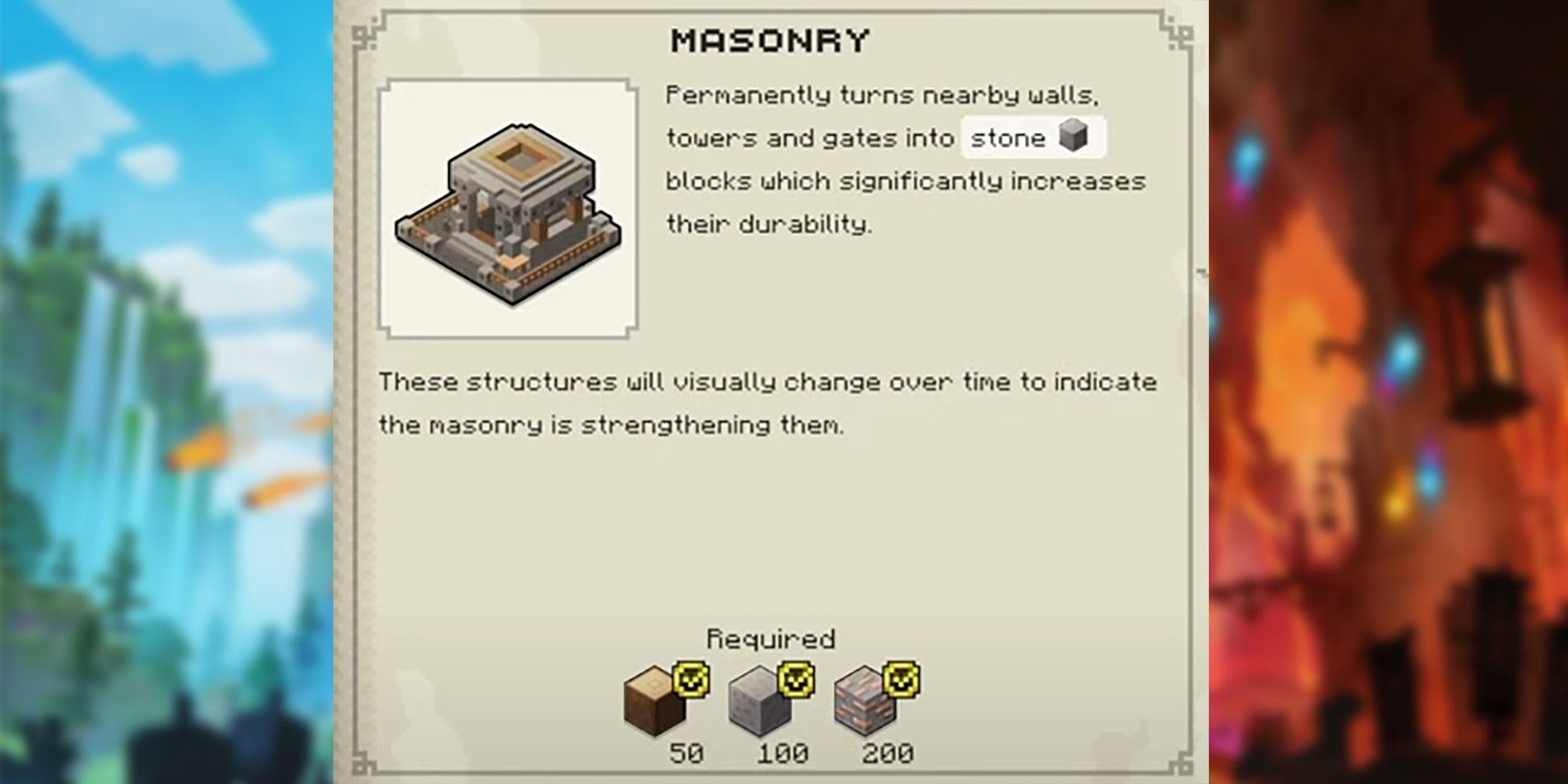 Minecraft Legends Masonry