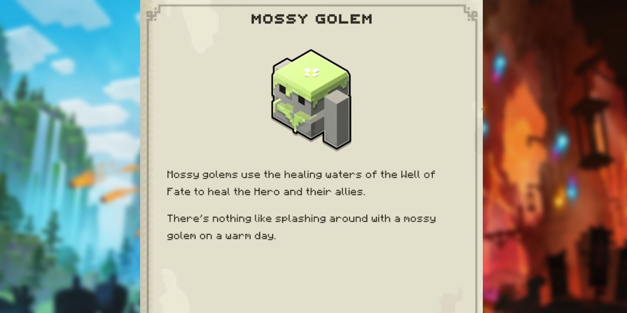 Minecraft Legends Mossy Golem