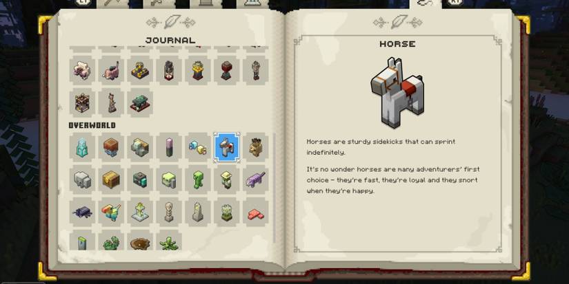 The Horse Mount in Minecraft Legends