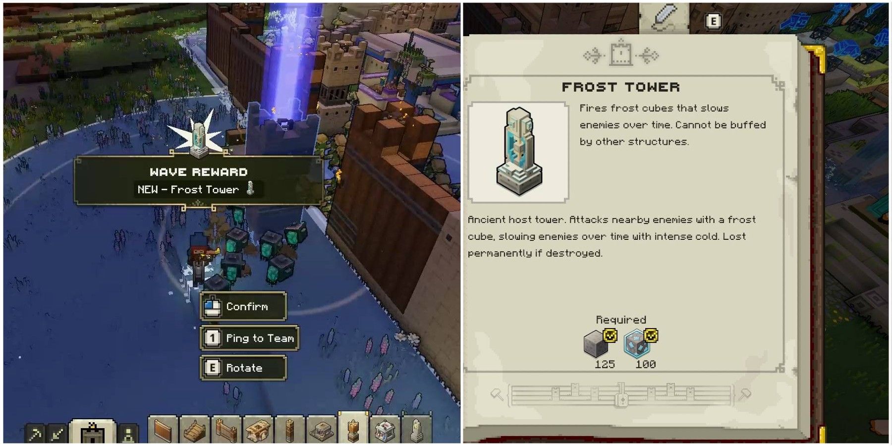 Minecraft Legends_Frost Tower Feature