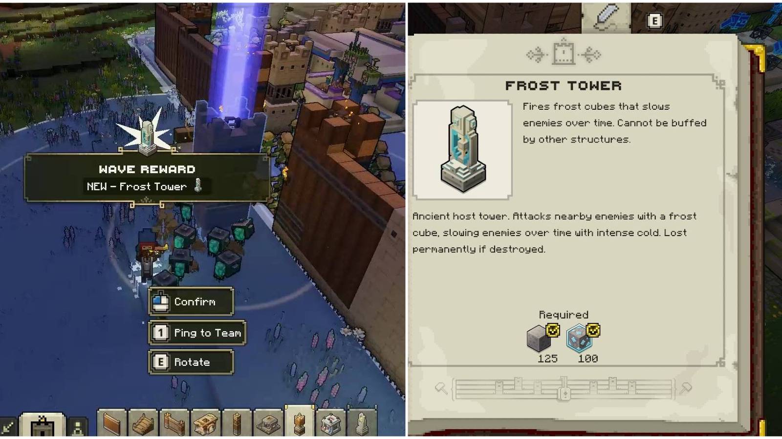Minecraft Legends_Frost Tower Feature