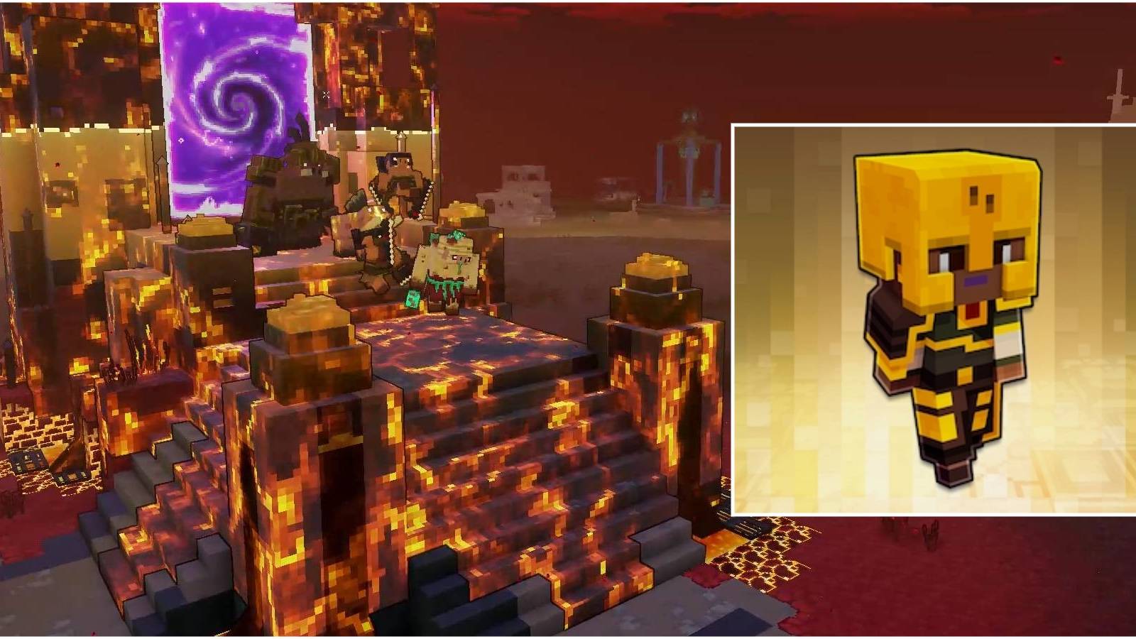 Minecraft Legends_Portal Pile Feature