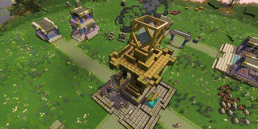 Minecraft Legends_Village Fountain