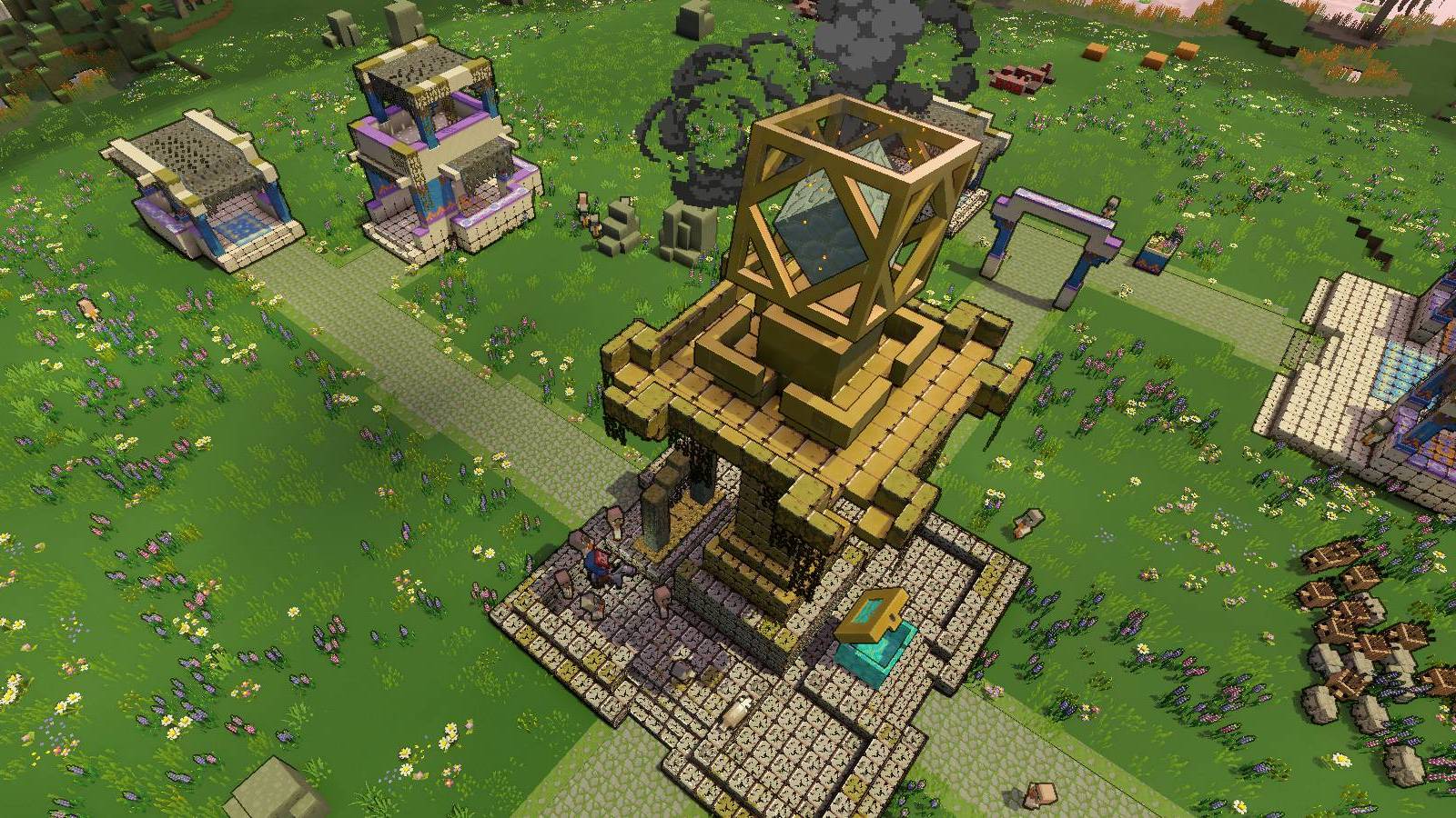 Minecraft Legends_Village Fountain