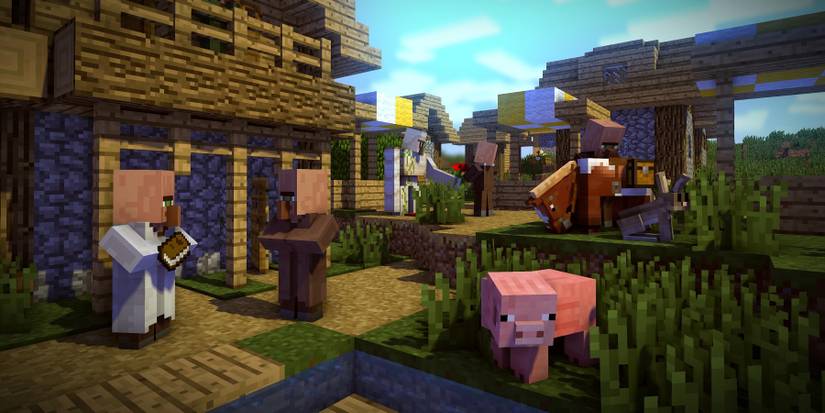 Minecraft Villagers Shot