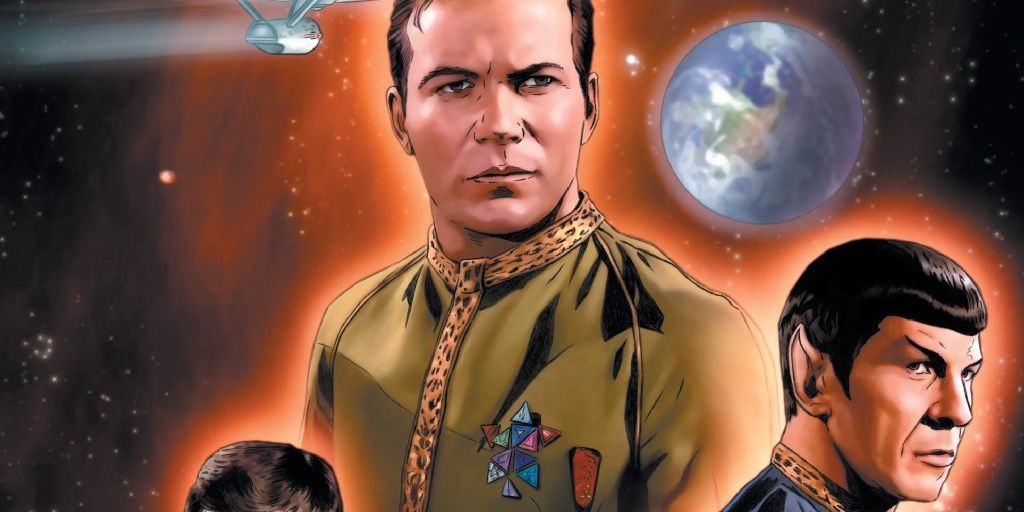 Star Trek: Mission's End Comic Book Cover Kirk and Spock