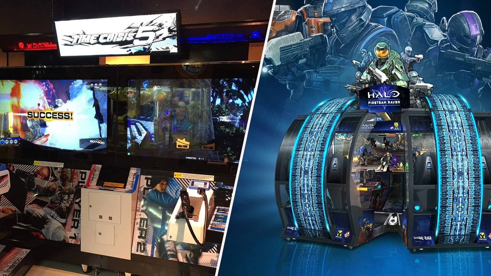 modern arcade games time crisis and halo