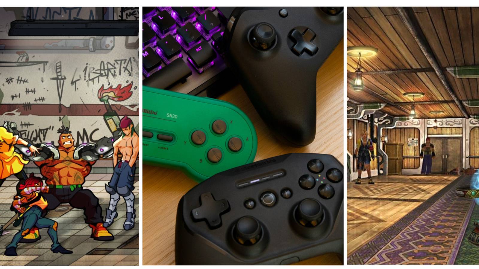 Streets of Rage, Wireless Controllers, and Save Sphere