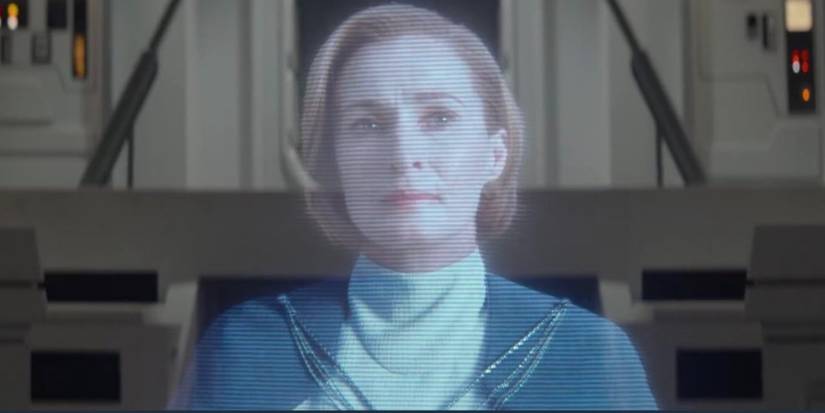 mon mothma as a hologram