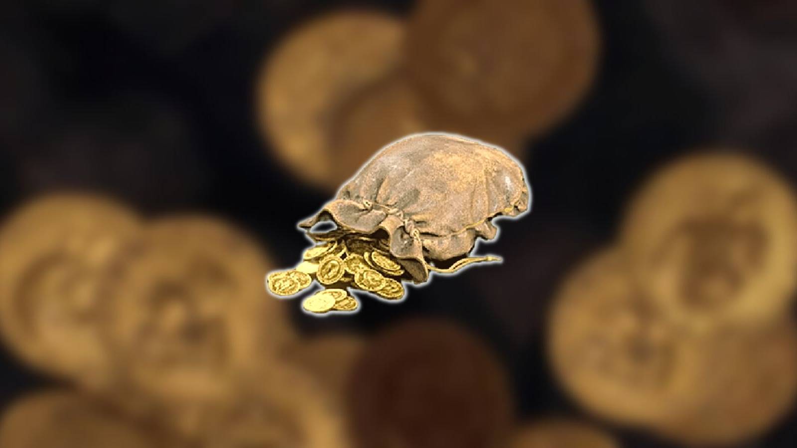 a moneybag full of pesetas in resident evil 4 remake. 