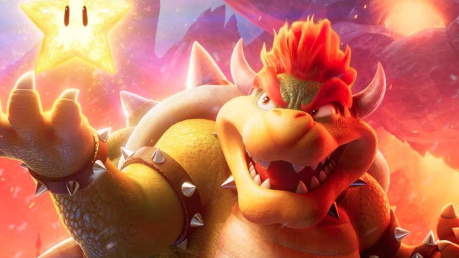 Bowser in Super Mario Bros. Movie poster