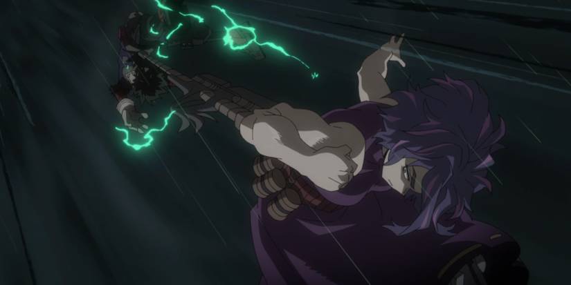 My Hero Academia - Lady Nagant With Rifle In Deku's Stomach Ready To Fire